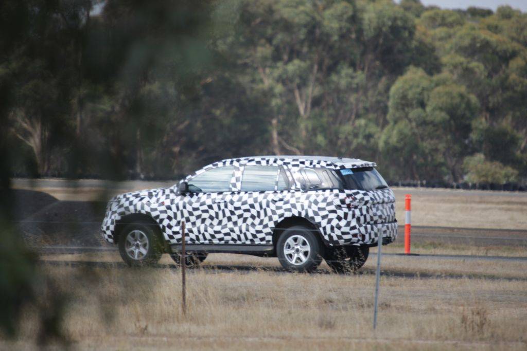 Ford Endevour Test Mule - Rear